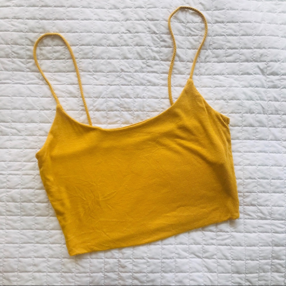 🔥 3 for $25 🔥 Sunny Yellow Crop-Top